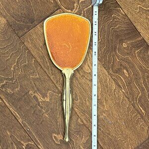 VINTAGE 50s HANDHELD MIRROR Celuloid Vanity Mirror